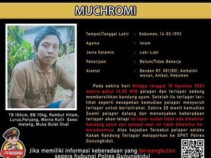 Bantu Cari Dab! Muchromi Hilang Usai Bersihkan Kandang Ayam di Wonosari