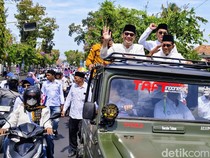 Diarak Simpatisan, Yophi Prabowo-Lukman Hakim Daftar ke KPU Purworejo