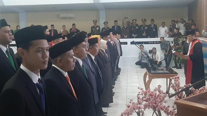 Pelantikan DPRD Lebak 2024-2029 (Fathul/detikcom)