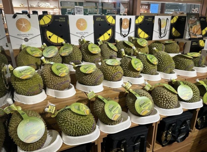 Pertama dalam Sejarah! Durian Segar Malaysia Kini Dijual di China