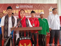 Tiwi-Hendra Daftar Pilkada Purbalingga, Optimis Menang 80 Persen