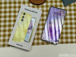 Wujud Samsung Galaxy A55 Awesome Lemon Harga Rp 5 Jutaan
