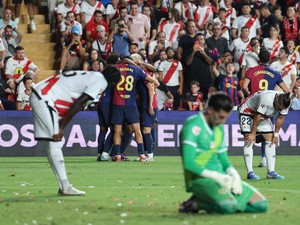 Barcelona Akhiri Puasa Kemenangan di Vallecas