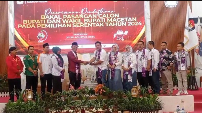 Sujatno-Ida daftar Pilbup Magetan 2024.