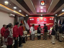 Pramono Anung-Rano Karno Resmi Daftar Cagub-Cawagub Jakarta ke KPU DKI