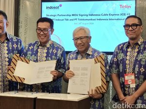 Telkom & Indosat Sepakat Gelar Kabel Laut Rute Singapura-IKN-Manado
