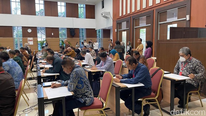 Tes asesmen capim dan calon dewas KPK