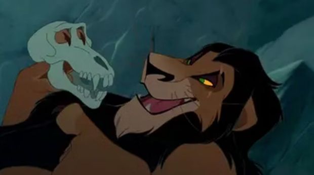 Cuplikan adegan dalam film animasi The Lion King.