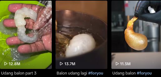 udang balon viral di TIkTok