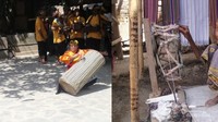 Saat di Lombok, kami berjalan-jalan di Desa Sade yang eksotis.