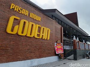 Pasar Godean Sleman Dipermak Jokowi, Habiskan Rp 89 M!