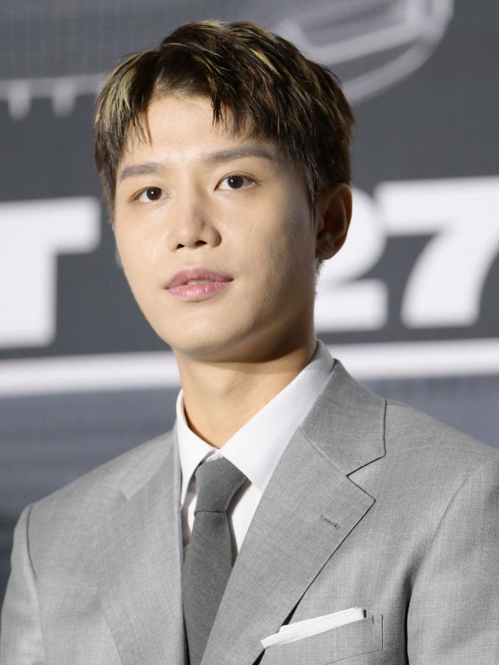 SEOUL, SOUTH KOREA - SEPTEMBER 16: Taeil of NCT 127 attends NCT 127s 4th album 2 BADDIES release press conference at Sofitel Ambassador Seoul on September 16, 2022 in Seoul, South Korea. (Photo by The Chosunilbo JNS/Imazins via Getty Images)