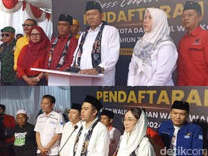 Dua Paslon Daftar Pilwali di KPU Kota Blitar