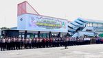 Gelar Pasukan Puri Agung di Pelabuhan Ketapang