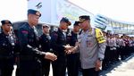 Gelar Pasukan Puri Agung di Pelabuhan Ketapang