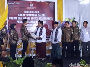 Petahana Ade Sugianto-Iip Daftar Pilbup Tasikmalaya, Diusung 4 Parpol