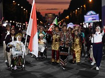 Begini Aksi Kontingen Indonesia di Pembukaan Paralimpiade Paris 2024