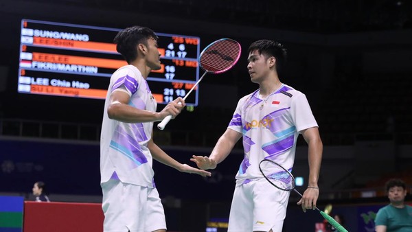 Fikri/Daniel melaju ke final Swiss Open 2025
