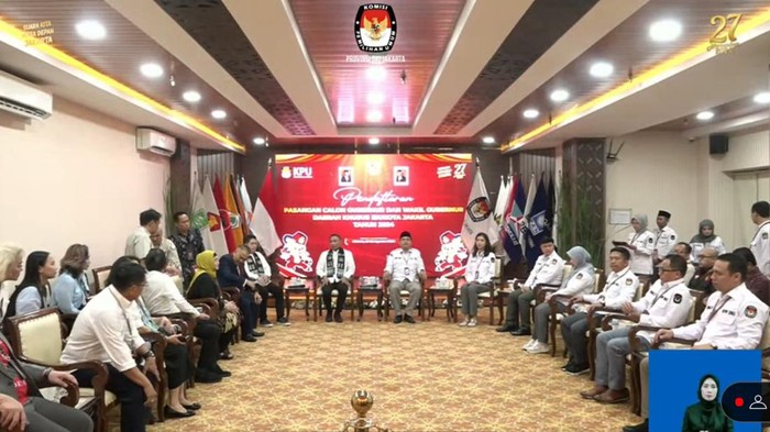 Dharma-Kun resmi daftar cagub-cawagub independen di Jakarta
