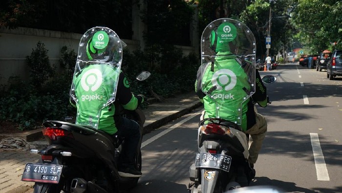 Ilustrasi driver Gojek