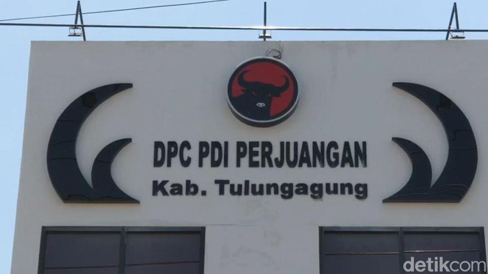 Kantor DPC PDI Perjuangan Tulungagung.