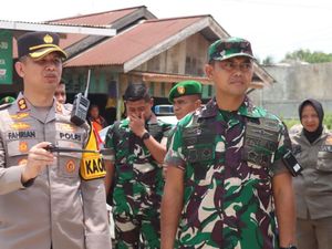 Kompak Dandim-Kapolres Pimpin Apel Amankan Pilkada Inhu, Ingatkan Netralitas
