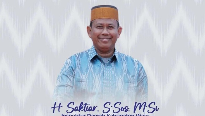 Kepala Inspektorat Wajo Saktiar meninggal dunia.