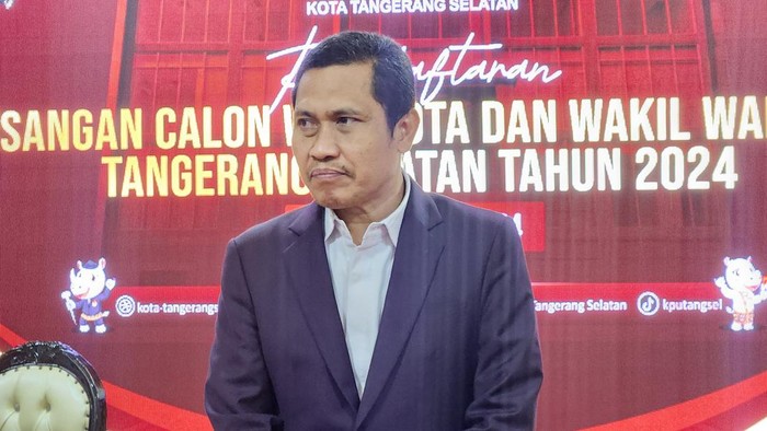 Ketua KPU Tangsel, M Taufiq,