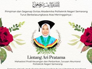 Tragis! Mahasiswi Polines Semarang Tewas Kecelakaan 2 Hari Jelang Wisuda
