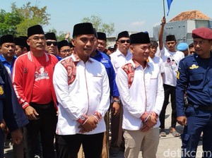 Diusung 12 Parpol, Harapan Lukman-Fauzan Saat Daftar di KPU Bangkalan