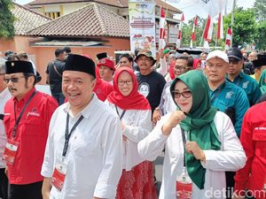 Sadewo-Lintarti Daftar Pilkada Banyumas Dikawal 12 Ketua Parpol