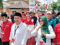 Sadewo-Lintarti Daftar Pilkada Banyumas Dikawal 12 Ketua Parpol