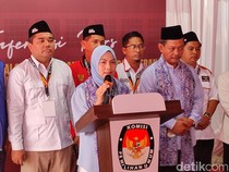 Ratu Zakiyah-Najib Hamas Daftar Pilbup Serang ke KPU, Janji Bahagiakan Warga