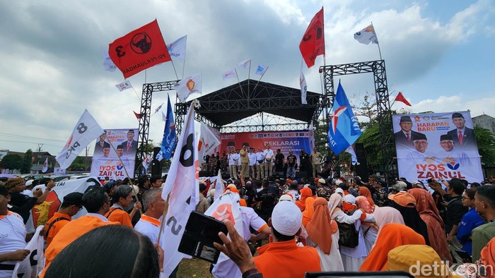 PDIP Gabung PKS, Gerindra, dan Demokrat Dukung Iyos Zainul di Pilbup Sukabumi