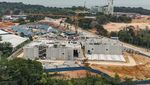 Foto Udara Pembangunan Pusat Data di KEK Nongsa Digital Park