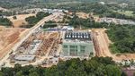 Foto Udara Pembangunan Pusat Data di KEK Nongsa Digital Park