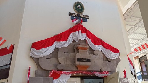 Ruang sidang Sari di Pengadilan Negeri Denpasar, Kamis (29/8/2024). (Aryo Mahendro/detikBali).