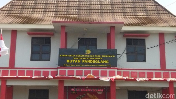 Rutan Kelas IIB Pandeglang. (Aris Rivaldo/detikcom)