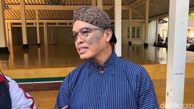 Sekda DIY Beny Suharsono usai mediasi dengan massa ojol di Kompleks Kepatihan, Kantor Gubernur DIY, Kota Jogja, Kamis (29/8/2024).