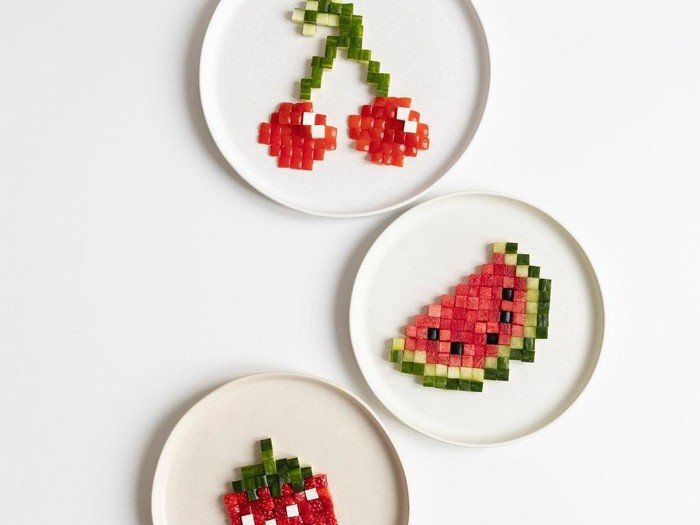 seni piksel buah