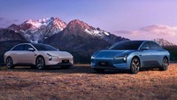 Mona M03 versi lebih tinggi dijual 129.800 yuan yang dijejali baterai 62,2 kWh, serta motor 215 hp (160 kW) yang lebih bertenaga di roda depan. Baterai yang lebih besar berimbas pada jangkauannya yang naik menjadi 385 mil (620 km). Foto: Xpeng
