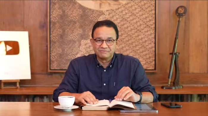 Anies Baswedan beri pernyataan di akun Youtube-nya.