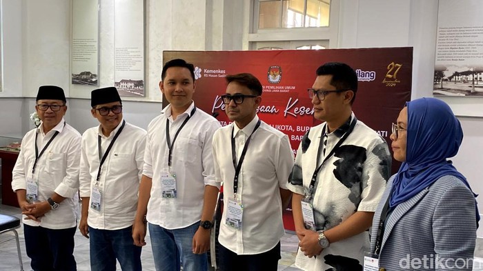Bakal calon kepala daerah jalani pemeriksaan kesehatan di RSHS Bandung.