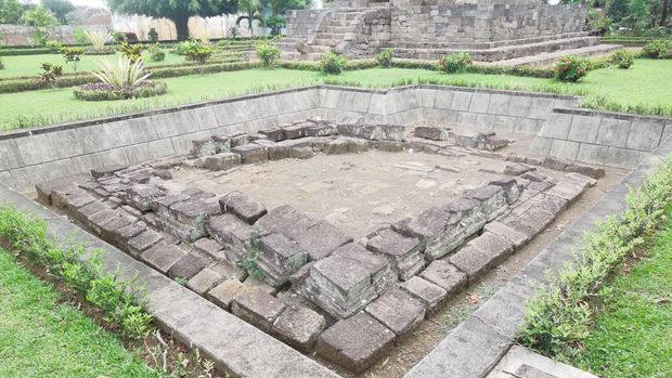 Candi Badut tampak bawah