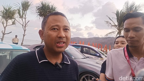 Direktur Operasi ITDC Wenda R Nabiel saat ditemui awak media di Mandalika, Jumat (30/8/2024) sore. (Edi Suryansyah/detikBali)