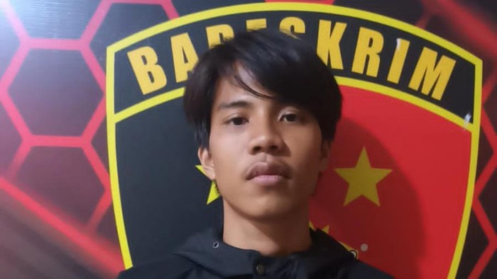 Efran Irlanza, pelaku yang bawa kabur motor anak orang.