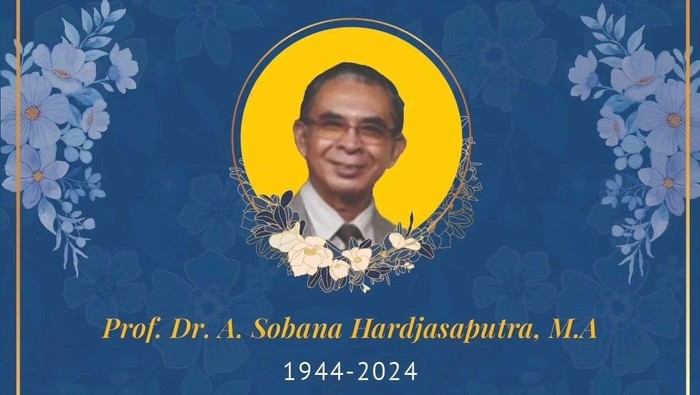 Guru Besar Unpad Prof. Dr. A. Sobana Hardjasaputra, M.A tutup usia.