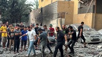 Israel terus memborbardir wilayah Gaza termasuk kamp pengungsian.  