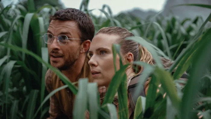 Jurassic World Rebirth Cuplikan adegan dalam film Jurassic World Rebirth.