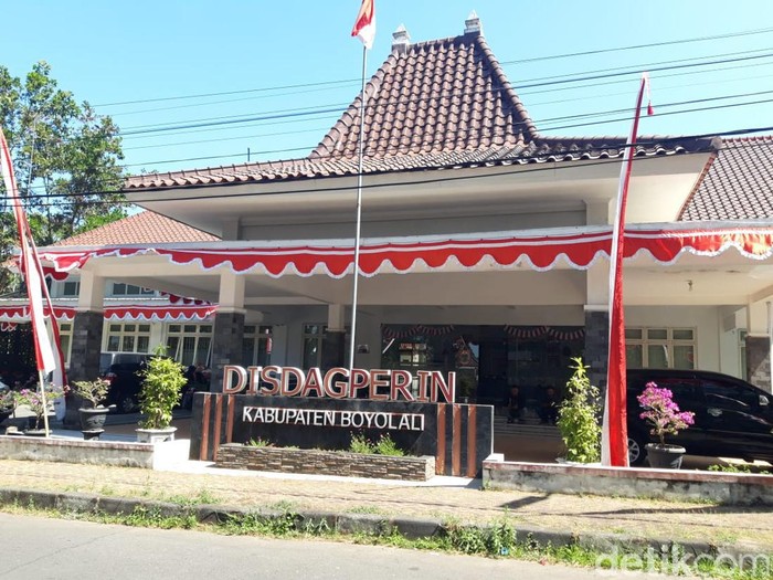 Kantor Disdagperin (Disperindag) Kabupaten Boyolali, Jumat (30/8/2024).